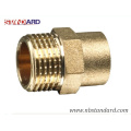 Brass screw Fitting with Nickel or Chrome Plated